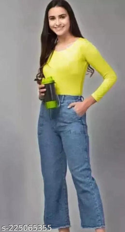 Denim Jeans for Women (Blue, 28)