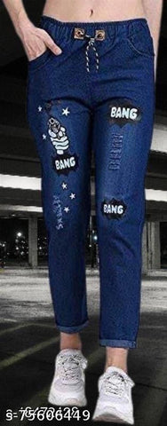 Denim Jeans for Women (Blue, 28)