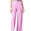 Women's High Rise Lavender Cotton Fit Trousers