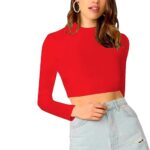 Women's Stylish Red Crop Top