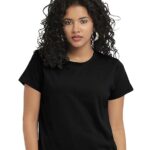 Women Stylish Plain Black Crop Top