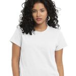 Women Stylish Plain White Crop Top