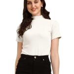 Women's Casual Solid White Top